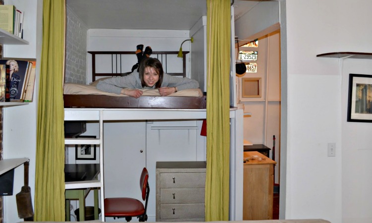 Where it all began - a typically tiny NYC apartment