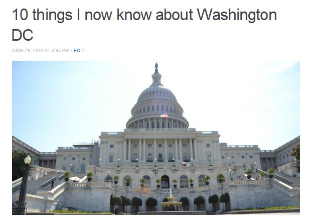 The very first blog post